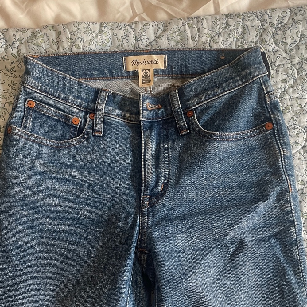 Madewell High Rise Blue Denim Jeans